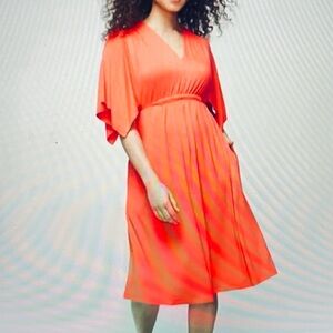 Flutter Sleeve Short Bra Dress